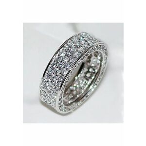 Inel argintiu - cu pietre din zirconiu - Aldora C17 - 8 (circumferinta: 57 mm) imagine