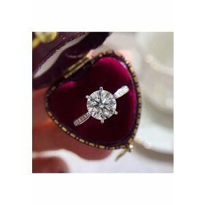 Inel argintiu - cu pietre din zirconiu - Ricarda C11 - 8 (circumferinta: 57 mm) imagine