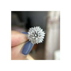 Inel argintiu - cu pietre din zirconiu - Jerica C9 - 8 (circumferinta: 57 mm) imagine