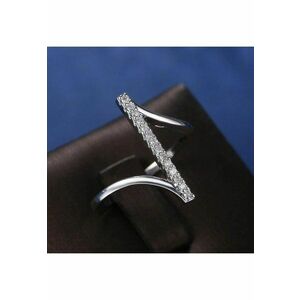 Inel argintiu - cu pietre din zirconiu - Sigrund C4 - 8 (circumferinta: 57 mm) imagine