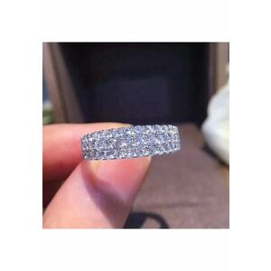 Inel argintiu - cu pietre din zirconiu - Zarine C22 - 7 (circumferinta: 54.5 mm) imagine