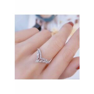 Inel argintiu - cu pietre din zirconiu - Jay C23 - 7 (circumferinta: 54.5 mm) imagine