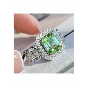 Inel argintiu - masiv - cu pietre din zirconiu - Rianne C17 - 6 (circumferinta: 51.9 mm) imagine