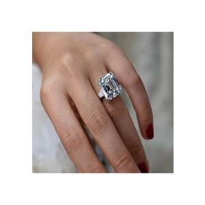 Inel argintiu - cu pietre din zirconiu - Signy C4 - 7 (circumferinta: 54.5 mm) imagine