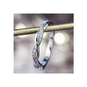 Inel argintiu - cu pietre din zirconiu - Joshua C9 - 7 (circumferinta: 54.5 mm) imagine