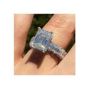 Inel argintiu - cu pietre din zirconiu - Sian C1 - 8 (circumferinta: 57 mm) imagine