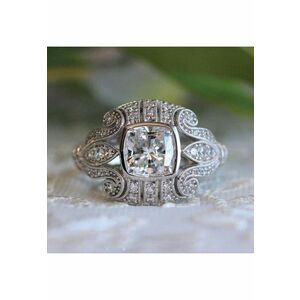 Inel argintiu - cu pietre din zirconiu - Zerlina C6 - 8 (circumferinta: 57 mm) imagine