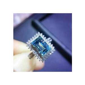 Inel argintiu - cu pietre din zirconiu - Tala C26 - 7 (circumferinta: 54.5 mm) imagine