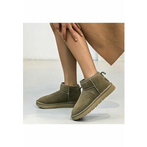 Ghete kaki din piele naturala JB1966 111 15889 imagine