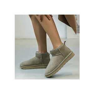 Ghete taupe din piele naturala JB1966 111 16225 imagine