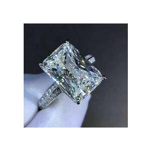 Inel argintiu - cu pietre din zirconiu - Mineta C23 - 6 (circumferinta: 51.9 mm) imagine