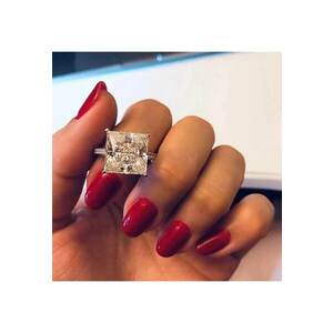 Inel argintiu - cu pietre din zirconiu - Janka C23 - 7 (circumferinta: 54.5 mm) imagine