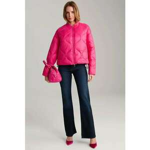 Geaca crop supradimensionata cu buzunare frontale imagine