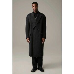 Palton lung cu inchidere la doua randuri de nasturi imagine