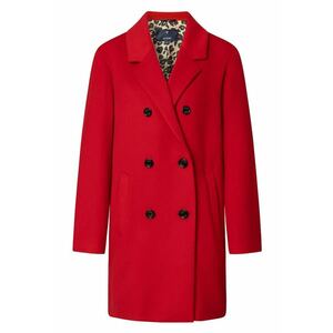 Palton cu închidere la două rânduri de nasturi și buzunare frontale imagine