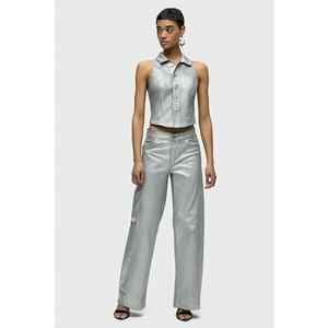 Blugi largi cu talie înăltă HD3 imagine