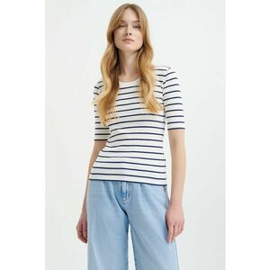 Tricou slim fit striat imagine