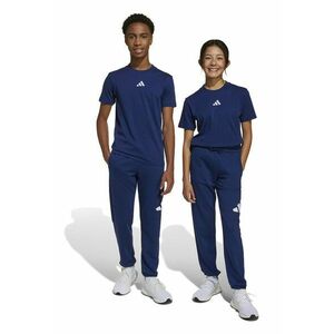 Pantaloni de trening cu logo si snur in talie imagine