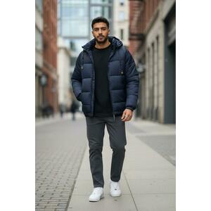 Geaca barbati neagra M2302 imagine