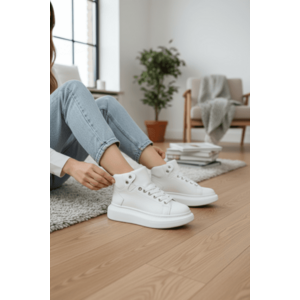 Adidasi dama albi casual inalti 6616 N9-3 imagine