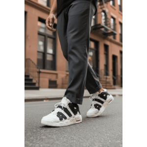 Adidasi barbati casual albi AIR60 imagine