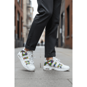 Adidasi barbati casual albi AIR70 imagine