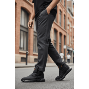 Adidasi barbati casual negri 062 imagine