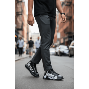 Adidasi barbati casual negri 6620 imagine