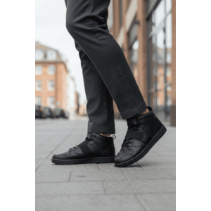 Adidasi barbati casual negri H54 T2-6 imagine