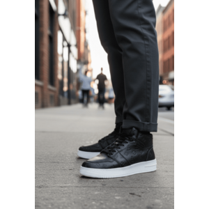 Adidasi barbati casual negri R926 imagine