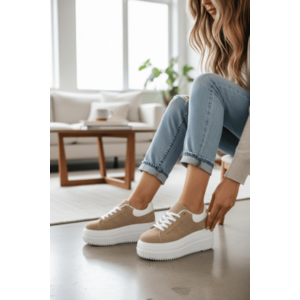 Adidasi dama albi casual ZH12 imagine