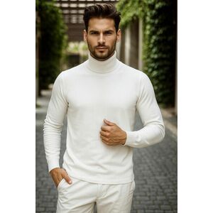 Helanca barbati slim fit alba 13416 D2-5.3 imagine