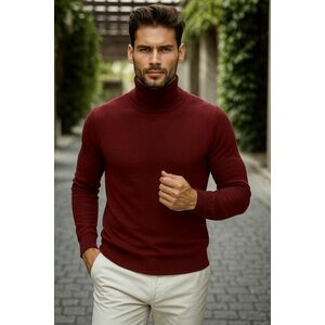 Helanca barbati slim fit grena 13416 imagine