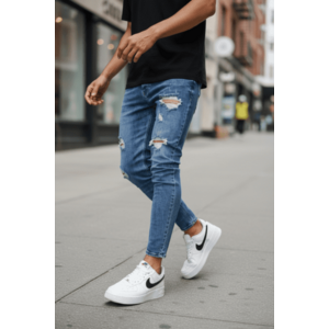 Blugi barbati conici 5602 imagine