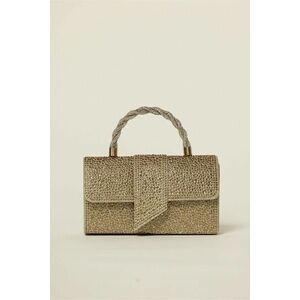 Gentuta aurie cu aplicatii si pietre stralucitoare imagine