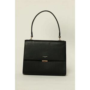 Geanta neagra model clasic cu inchidere metalica imagine