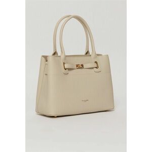 Geanta office ivory cu detalii aurii imagine