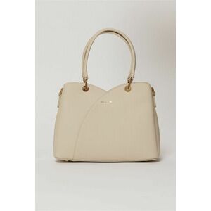 Geanta ivory din piele ecologica cu design tip lalea imagine