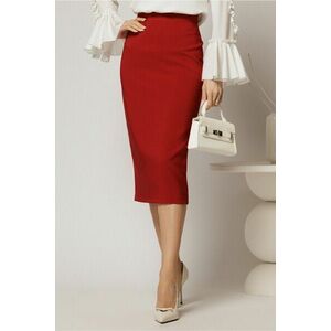 Fusta DY Fashion bordo midi conica office imagine