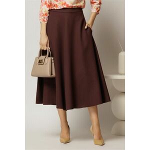 Fusta midi bordo croi clos office imagine