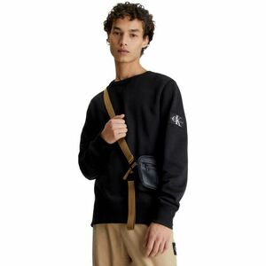 Bluza barbati Calvin Klein Monogram Sleeve Badge Crew J30J314035BAE imagine