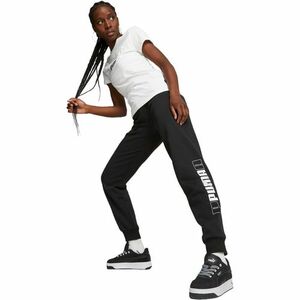 Pantaloni femei Puma Logo Printed Elastic Waist Active Joggers 67595601 imagine