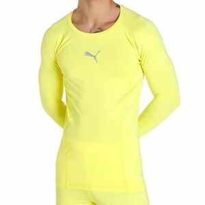 Bluza barbati Puma Liga Baselayer Tee Ls 65592046 imagine