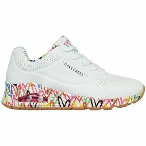 Pantofi sport femei Skechers Uno - Loving Love 155506-WHT imagine
