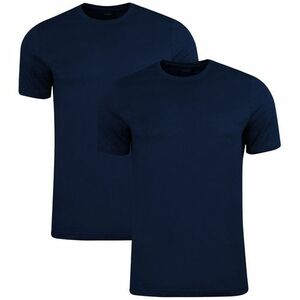 Tricou copii Puma Junior Base T-shirt Navy 2-pack 68357702-2 imagine