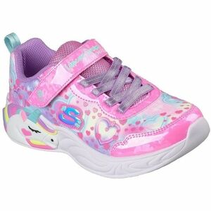 Pantofi sport copii Skechers S Lights-unicorn Dreams-hear 303063L-PKMT imagine