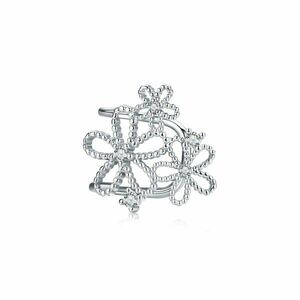 CERCEL din argint Flowers Cuff imagine