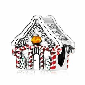 Talisman din argint Gingerbread House imagine
