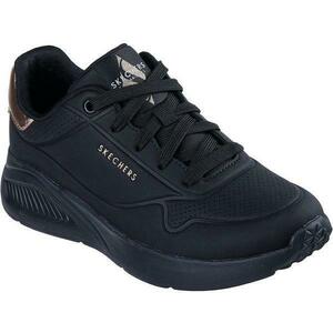 Pantofi sport femei Skechers Uno Lite - Shimmer Along 177291-BBK, 38, Negru imagine