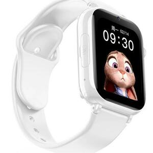 Ceas SmartWatch Gps Copii KinderCare 38, Monitorizare Gps, WIFI, 1.85″, Camera HD, Apel Video, Buton Sos, Mod Scoala, GeoFence, Monitorizare Spion, White imagine